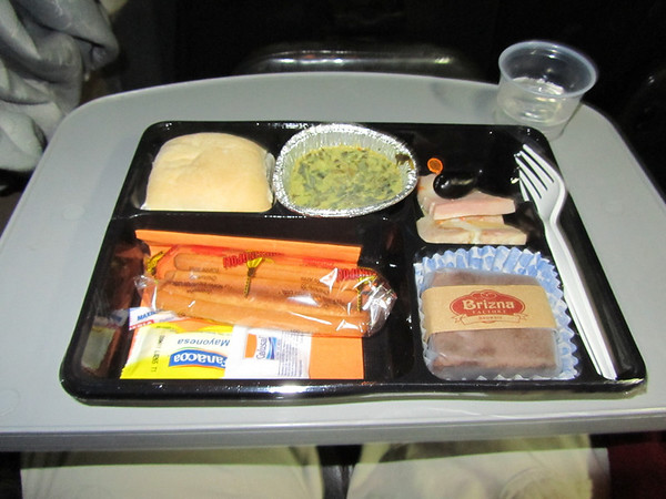 Mmm, bus dinner