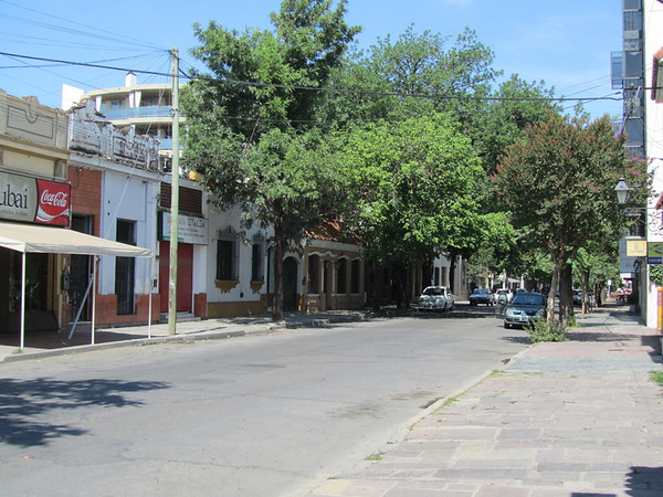 The empty Sunday streets of Salta
