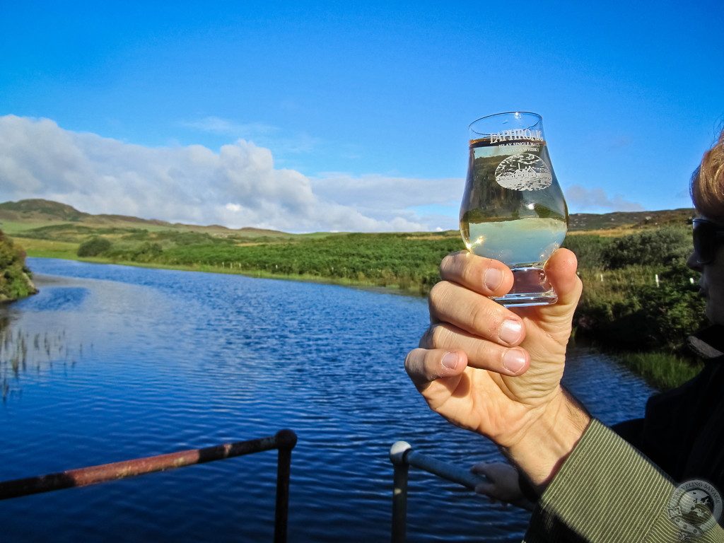 Getting My Hands Dirty at Laphroaig