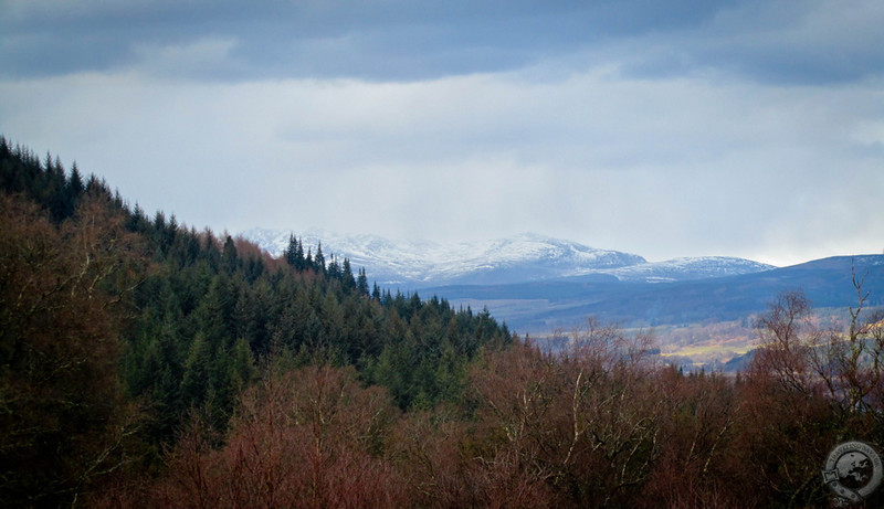 View to the Highlands of Scotland