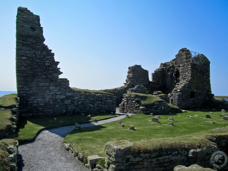 The Scottish Stewart Mansion at Jarlshof, Shetland