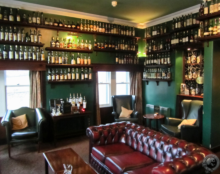 The Quaich Bar's Walls of Whisky
