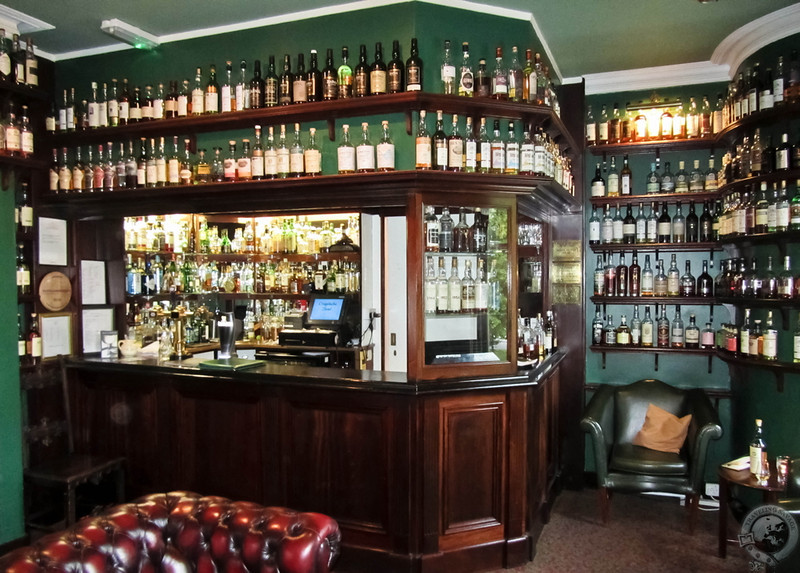 Inside The Quaich Bar at the Craigellachie Hotel