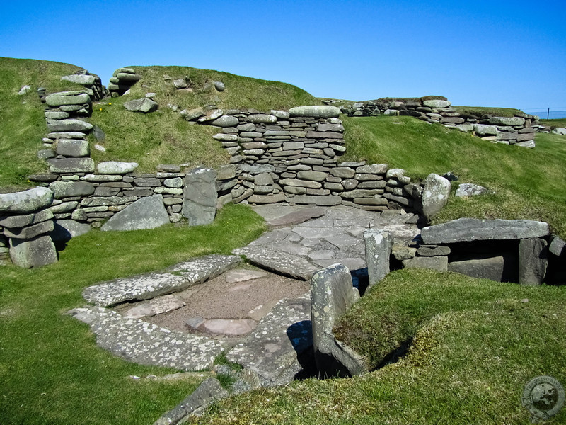 Bronze Age Structures at Jarlshof, Shetland