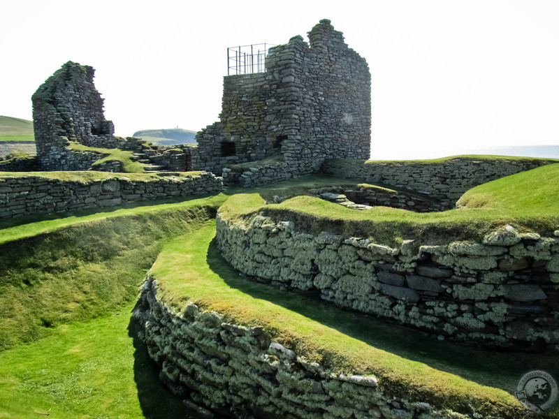 The Stewart Mansion and Iron Age Wheelhouses at Jarlshof, Shetland