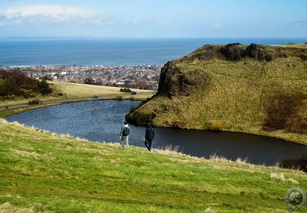 Climbing Arthur's Seat in Edinburgh