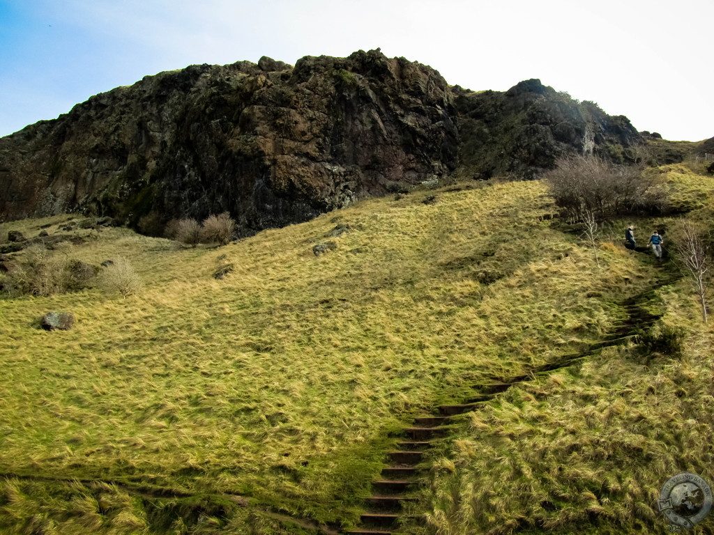 Climbing Arthur's Seat in Edinburgh