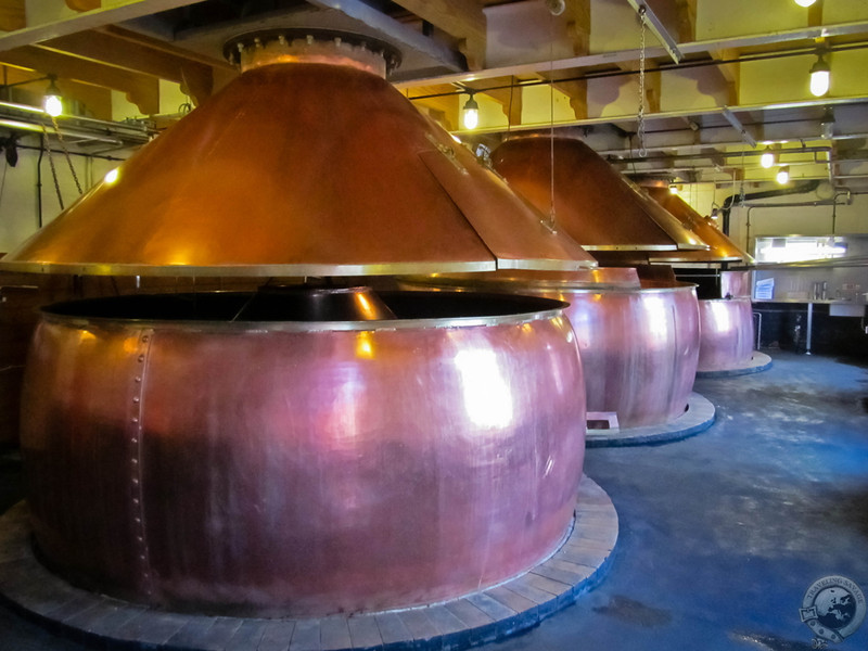Copper Boilers at Caledonian Brewery