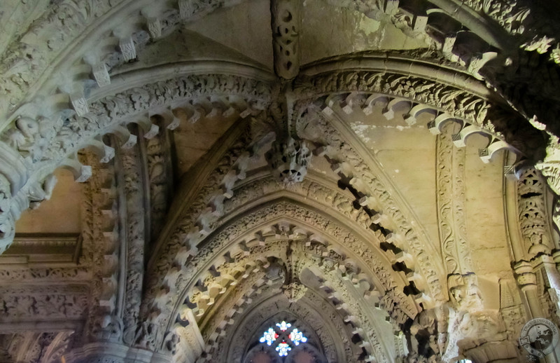 Part of the Ceiling at Rosslyn Chapel