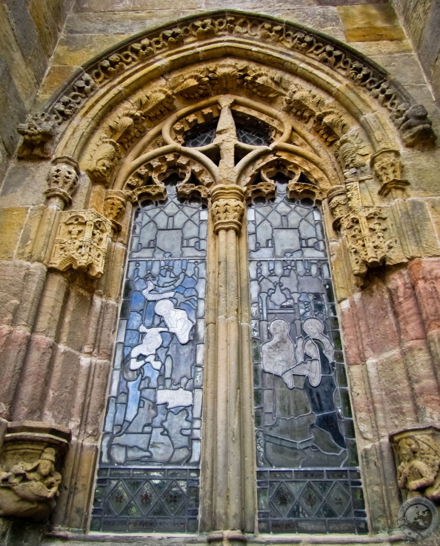 Window at Rosslyn Chapel