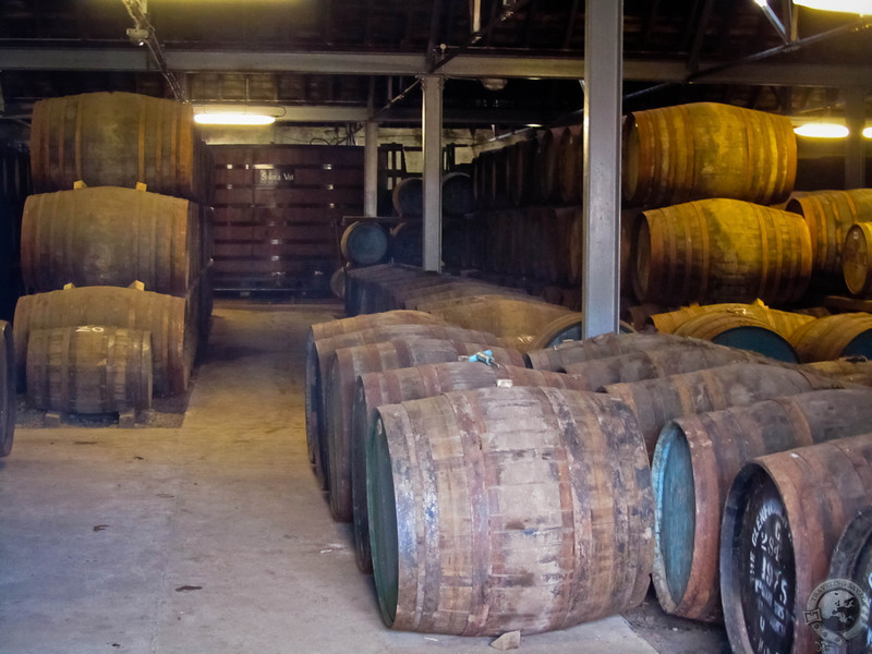 Peeking Inside Glenfiddich's Warehouse - See the Solera Vat in the Back?