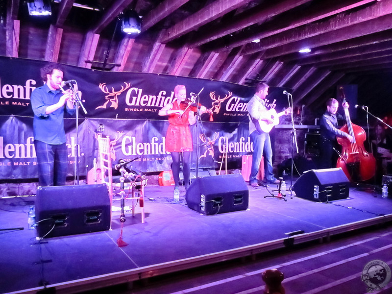 Breabach Performing at Glenfiddich Distillery