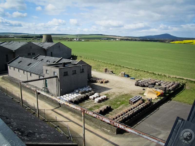 View from the Top of Glenglassaugh Distillery