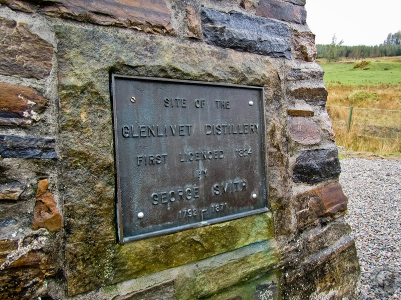 Monument to the Original Glenlivet Distillery