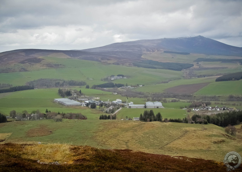 Glenlivet Distillery from on High