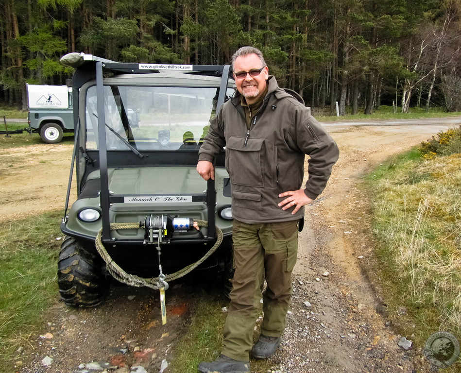 Charlie Ironside with Monarch of the Glen