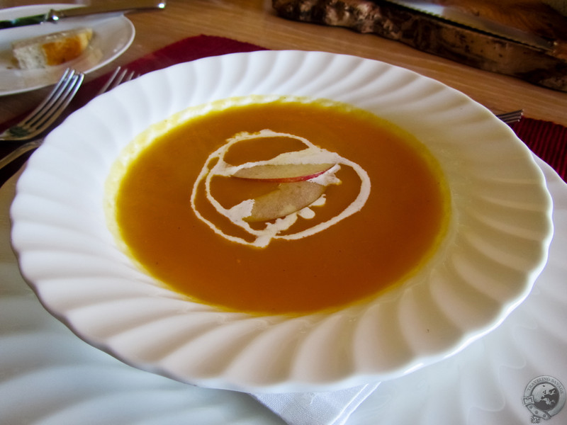Wemyss House Dinner - Apple-Butternut Squash Soup
