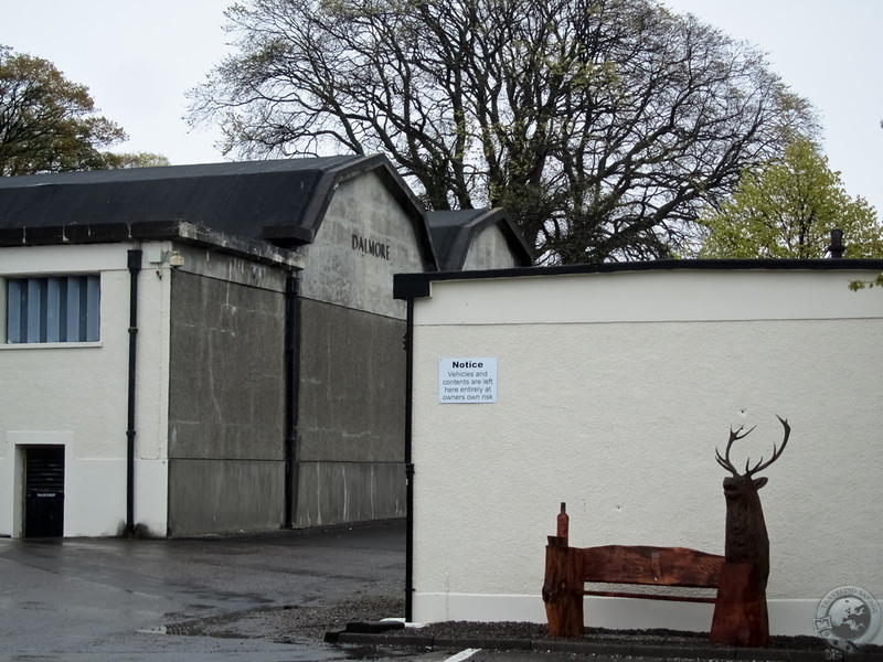 Stag Bench at Dalmore Distillery