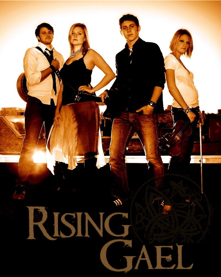 Rising Gael is Jeff Olson, Erin Ellison, Peter Tissot, and Katie Dionne