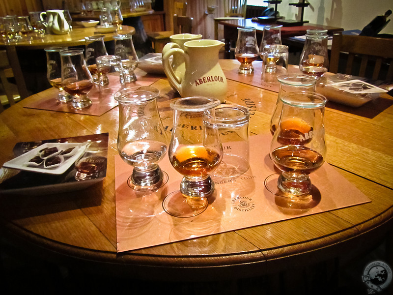 Tasting Aberlour's Wares