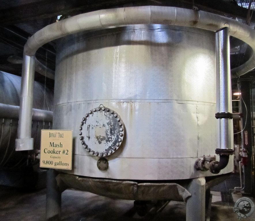 One of the mash cookers at Buffalo Trace