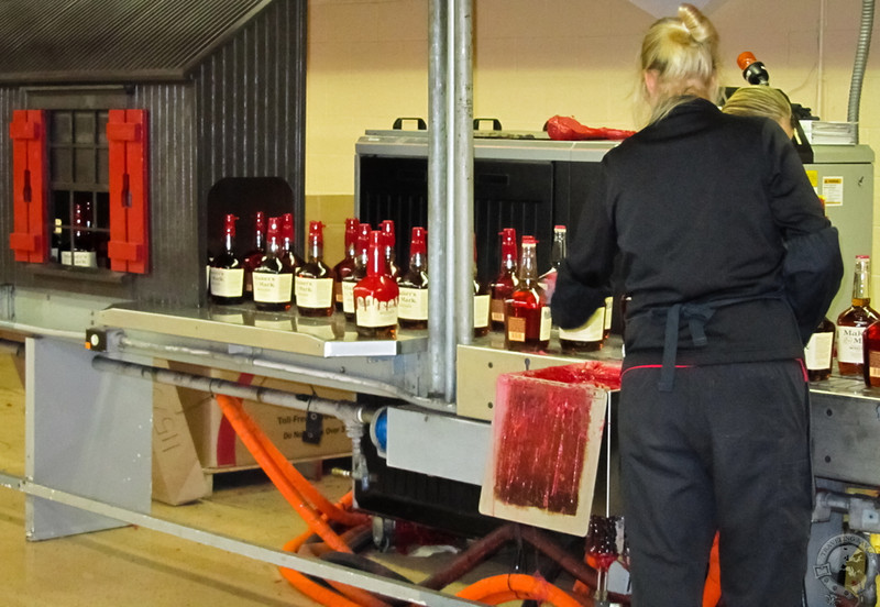 Dipping Bottles at Maker's Mark