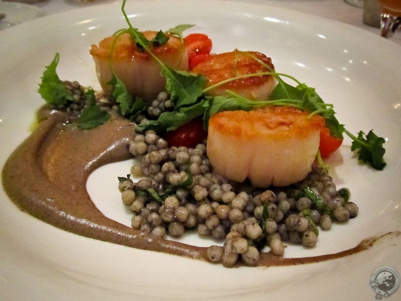 Scallops with Wheat Berries