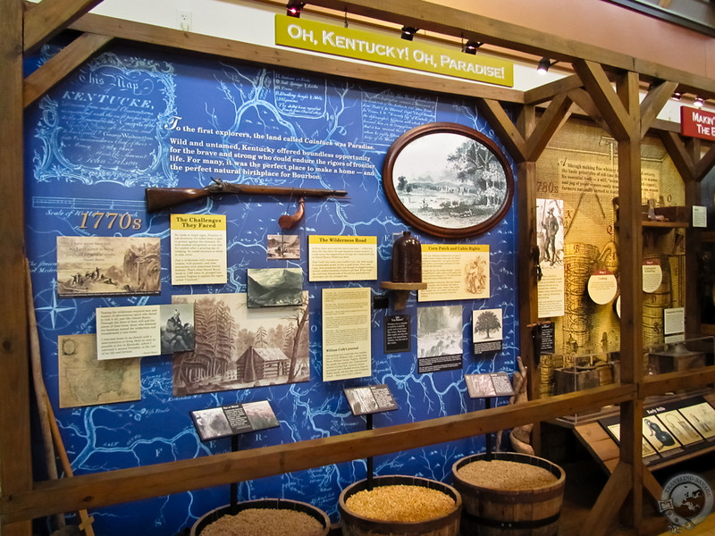 Inside the Visitor Center at the Bourbon Heritage Center