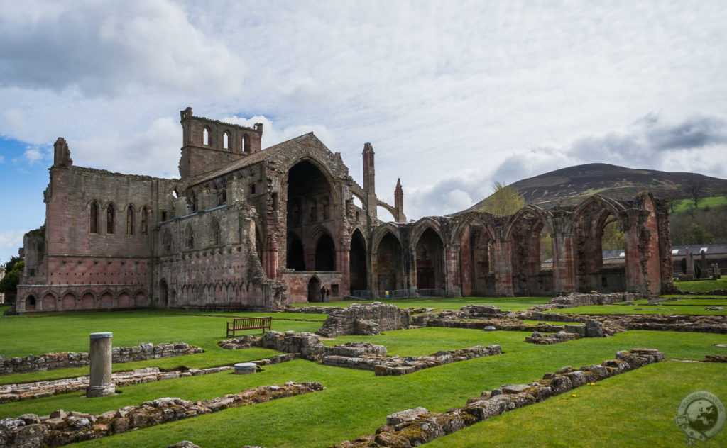 Melrose Abbey, Scottish Borders, Scotland