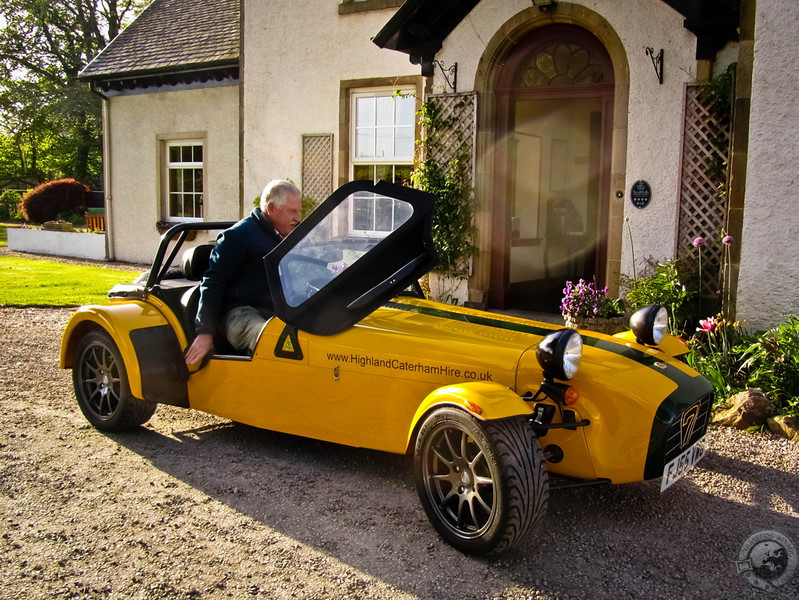 A Caterham 7 from Highland Caterham Hire