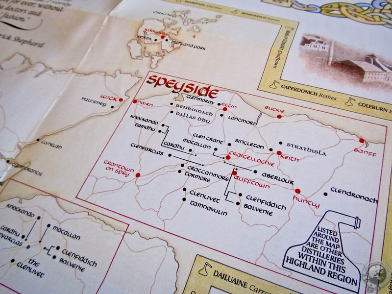 Map of Scotland's Distilleries