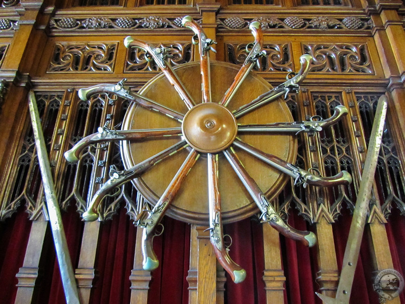 Wheel of misfortune inside the Great Hall