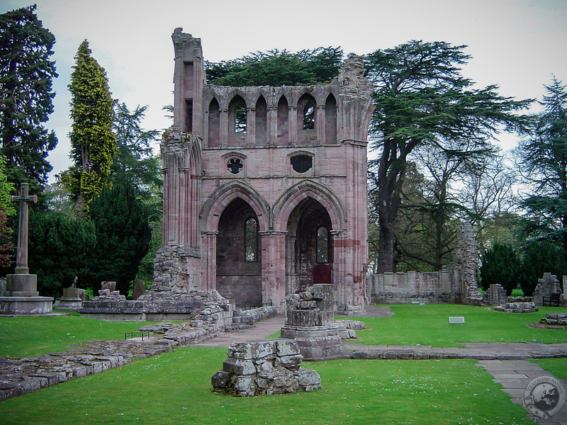 The ruins of Dryburgh Abbey