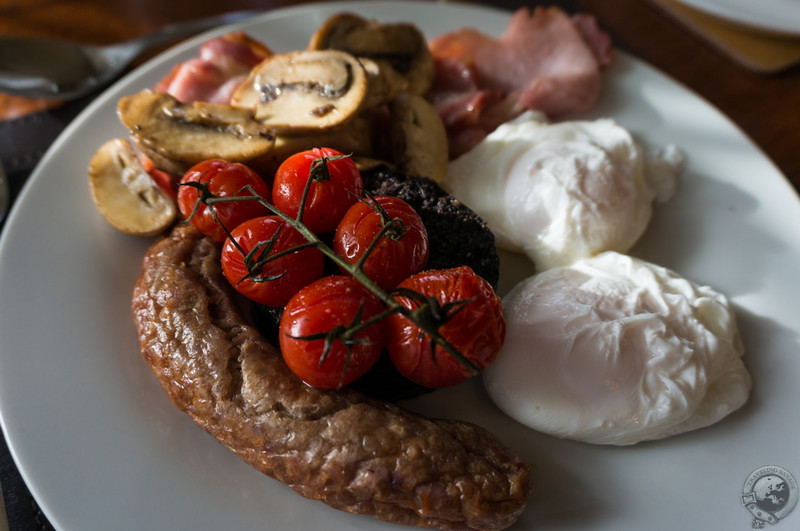 The glorious breakfast at Alton Albany Farm B&B