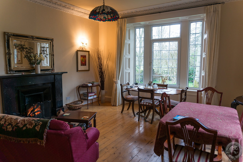 The dining/sitting room at Alton Albany Farm B&B