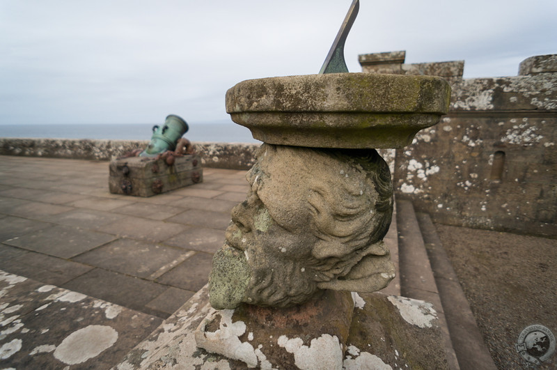 Interesting oddments in Culzean's courtyard