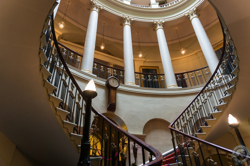 Culzean's winding central stair