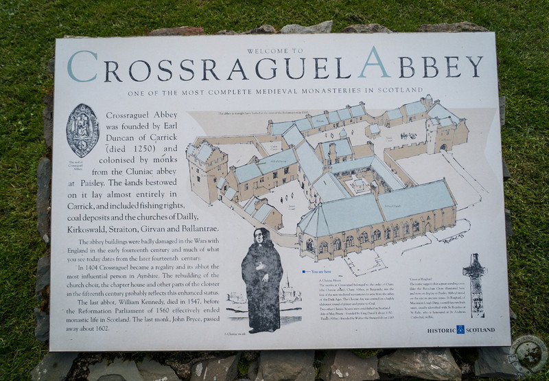 Crossraguel Abbey Placard