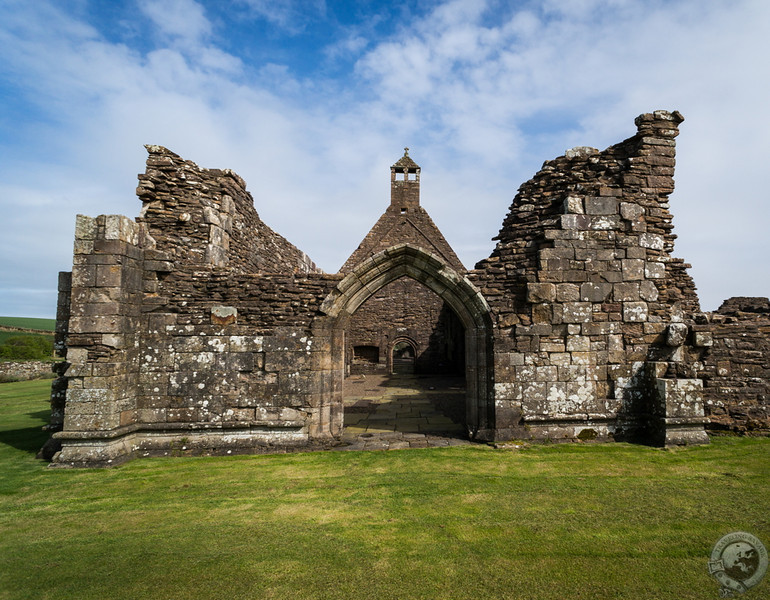 Crossraguel Abbey head on