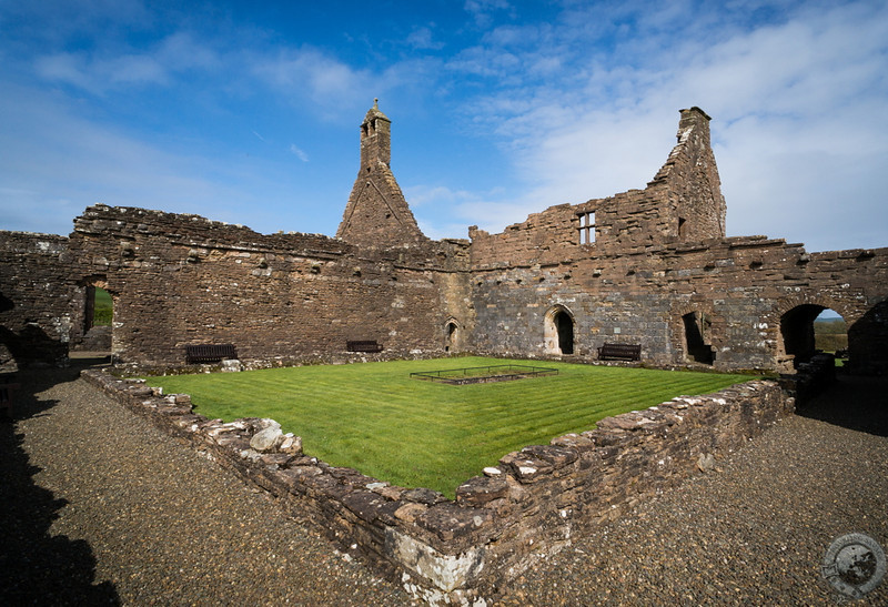 Crossraguel Abbey courtyard