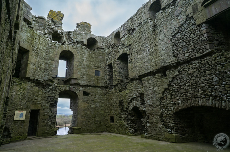 Amid the ruins of Threave Castle