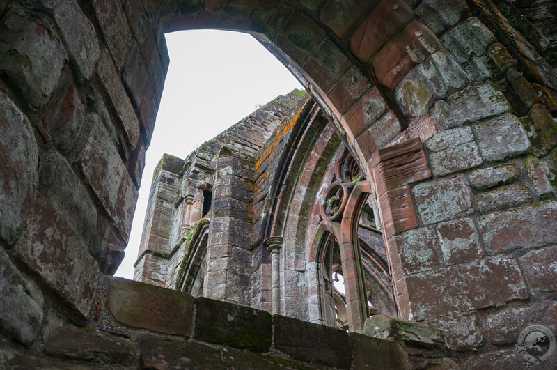 Through the windows of Sweetheart Abbey