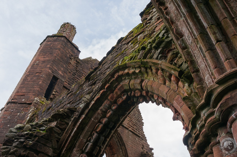 Arch detail at Sweetheart Abbey
