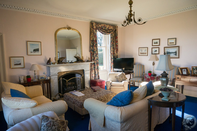 The sitting room at Whitehouse Country House