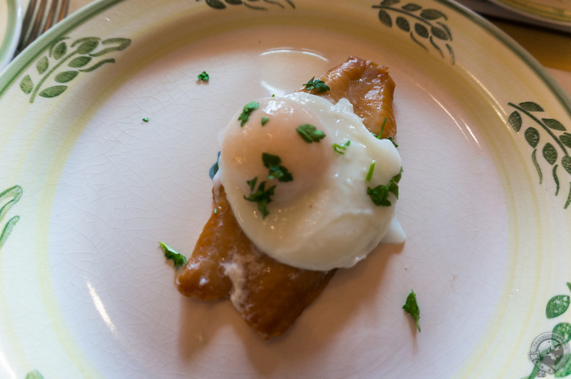 Smoked haddock and soft-boiled egg