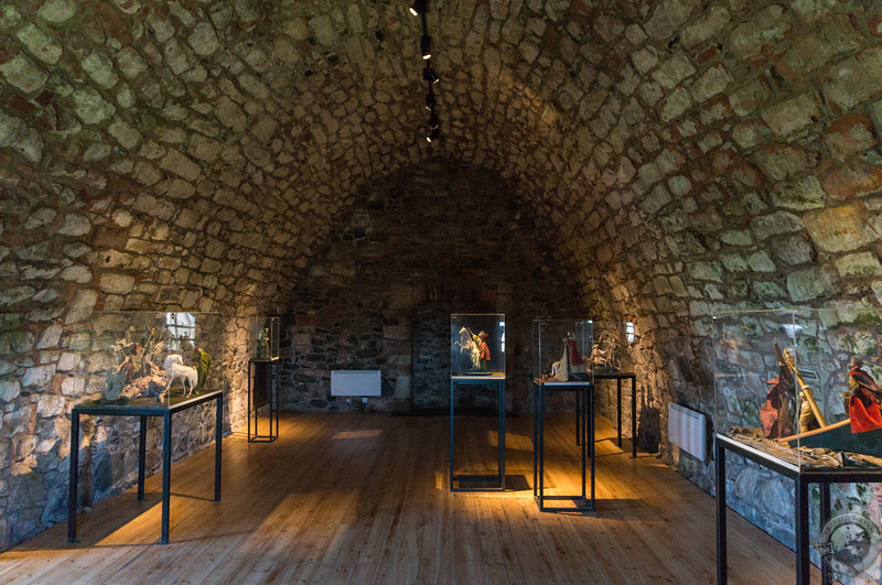 Inside Smailholm Tower