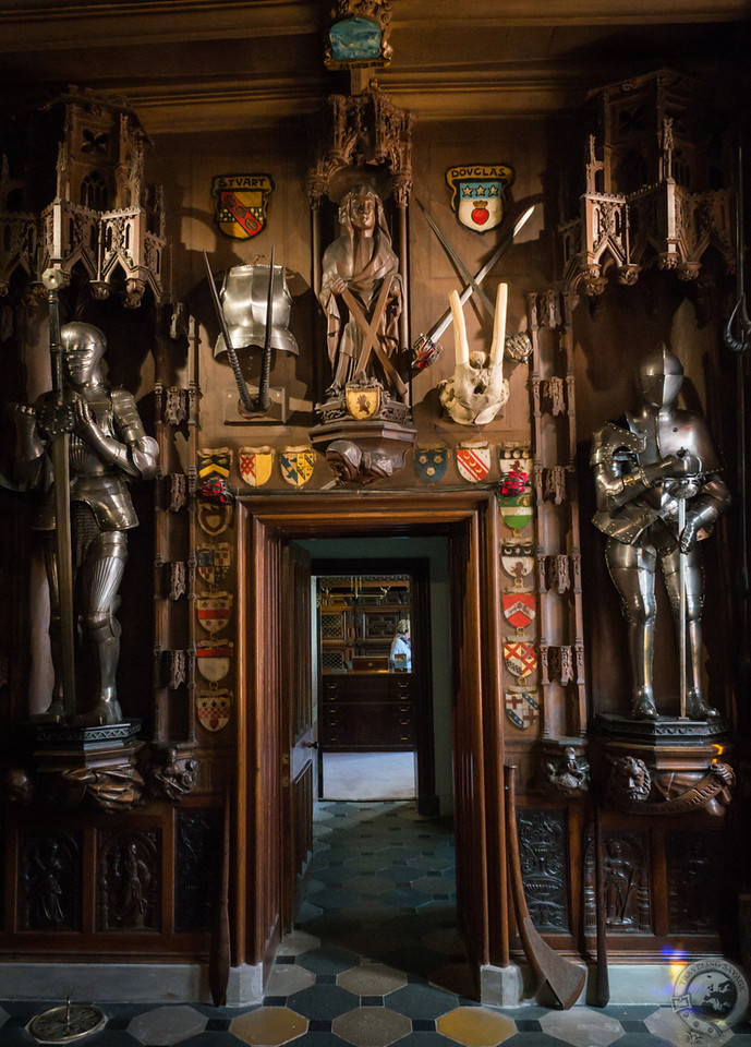 Guarding the entry to the study