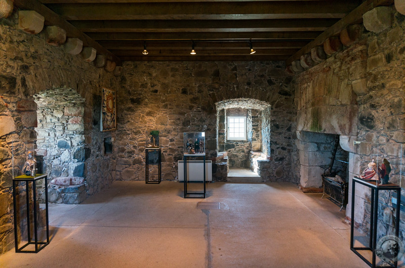 Inside Smailholm Tower