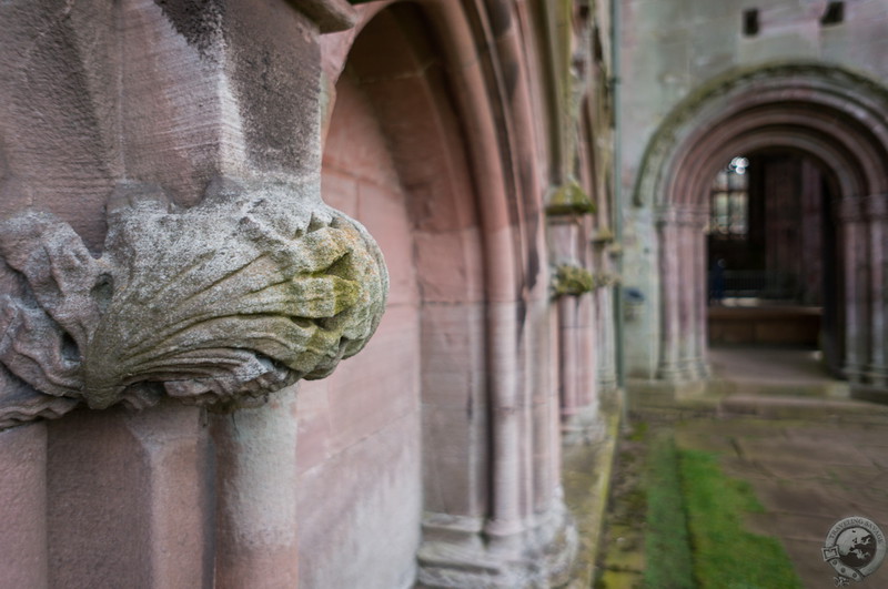 Leaving Melrose Abbey