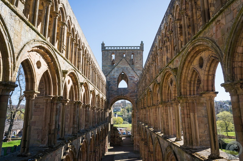 The endless arches of Jedburgh Abbey
